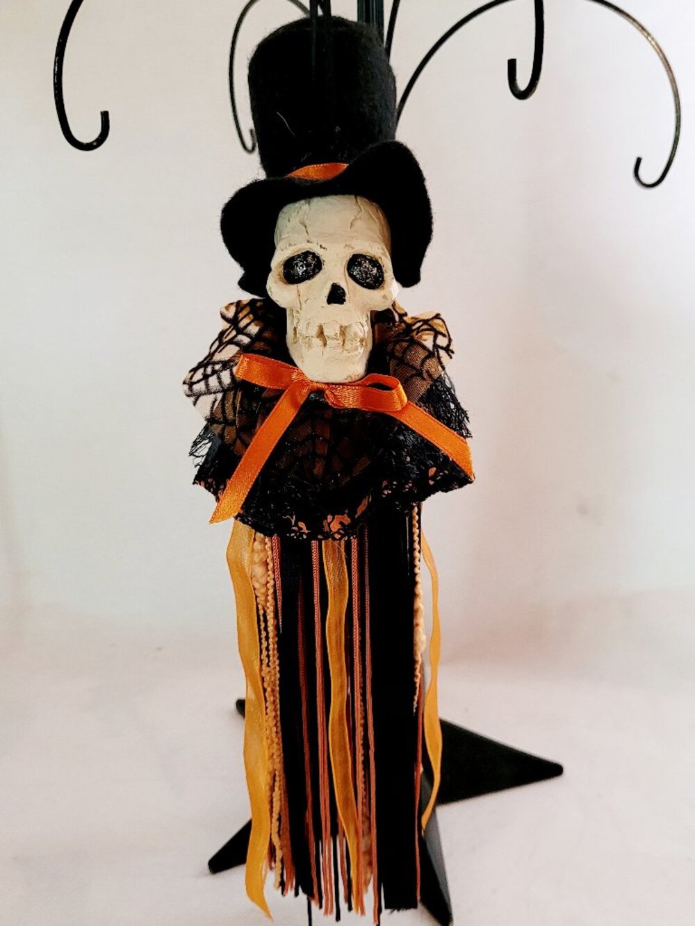 Mardi Gras Skull Ornament